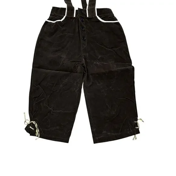 Halloween Men's Bavarian German Oktoberfest Costume Set Beer Medium Lederhosen - Picture 5 of 7